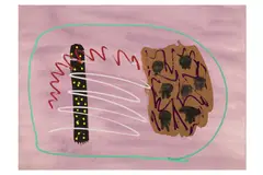 Untitled by Alistair Grant, gouache, offered Apr 2022