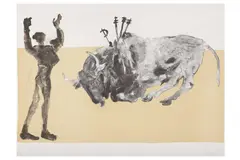 R.a. (1930-1992) by Elisabeth Frink, lithograph, offered Apr 2022