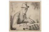 Untitled by Leon Underwood, etching, offered Apr 2022