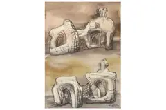Untitled by Henry Moore, lithograph, offered Apr 2022
