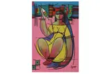 Untitled by Mohammed Hamdan, oil on canvas, offered Mar 2022