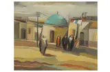 Untitled by Khadeir Al Shakarji, oil on canvas, offered Mar 2022