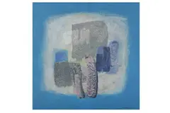 Untitled by Mahmoud Hammad, mixed media on canvas, offered Mar 2022