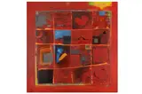 Untitled by Ghasan Saaid, acrylic on canvas, offered Mar 2022