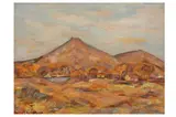 Untitled by Walter Battis, oil on board, offered Mar 2022