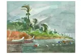 Untitled by Mohamed Shaker, watercolour on paper, offered Mar 2022