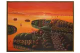 Untitled by Mario Montilus, oil on canvas, offered Mar 2022
