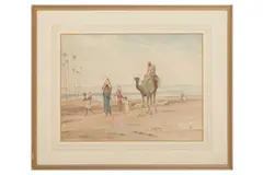 Untitled by Frederick Goodall, watercolour, offered Mar 2022