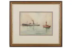 Untitled by William Minshall Birchall, 1927, watercolour, offered Mar 2022