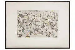 Untitled by Chris Orr, 2005, etching and aquatintimage, offered Mar 2022