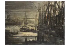 Untitled by Regis de Bouvier de Cachard, oil on canvas, offered Mar 2022
