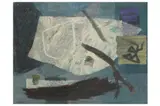 Untitled by Henri Goetz, oil and pastel, offered Mar 2022