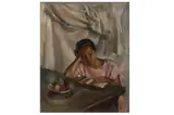 Untitled by Stanislaw Szczepanski, 1922, oil on board, offered Mar 2022