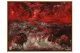 Untitled by Raya Sorkine, oil on canvas, offered Mar 2022