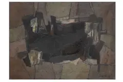 Untitled by Francis Bott, oil on canvas, offered Mar 2022