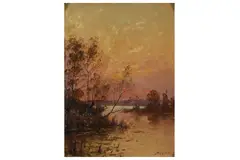 Untitled by Albert Rigolot, oil on panel, offered Mar 2022