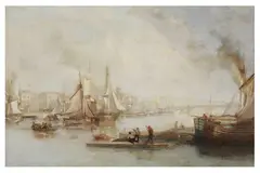Untitled by William Adolphus Knell, oil on canvas, offered Mar 2022