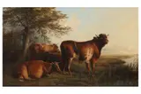Untitled by Thomas Sidney Cooper, oil on canvas, offered Mar 2022