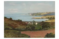 Untitled by Tom Edwin Mostyn, oil on canvas, offered Mar 2022