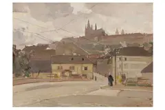 Untitled by Harry Watson, oil on board, offered Mar 2022