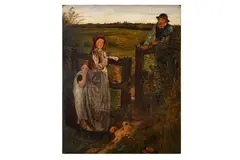Untitled by Thomas Wade, 1866, oil on canvas, offered Mar 2022