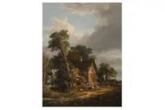 Untitled by George Vincent, oil on canvas, offered Mar 2022