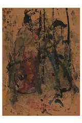 Untitled by Clifford Wright, gouache, offered Mar 2022
