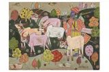 Untitled by Abdulrahim Apabhai Almelkar, gouache and ink, offered Mar 2022
