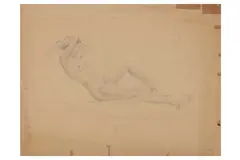 Untitled by Bikash Bhattacharjee, pencil, offered Mar 2022