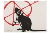 Untitled by Blek le Rat, oil, offered Feb 2022