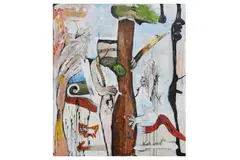 Untitled by Marcel Eichner, gouache, offered Feb 2022