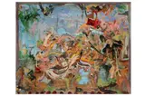 Untitled by Iain Andrews, acrylic on canvas, offered Feb 2022