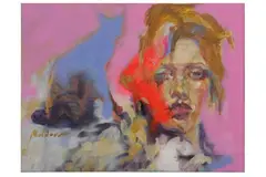 Untitled by Adrian Moldovan, acrylic on canvas, offered Feb 2022