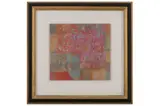 Untitled by Simon M Smith, mixed media on panel, offered Feb 2022