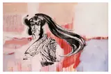 Untitled by James Starr, mixed media on canvas, offered Feb 2022
