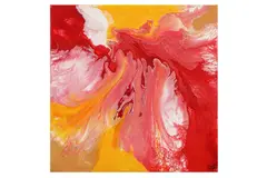 Untitled by Ola Rutter, acrylic on canvas, offered Feb 2022