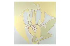Untitled by Andy Collins, oil and alyd on canvas, offered Feb 2022