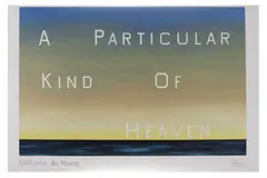 Untitled by Ed Ruscha, lithograph, offered Feb 2022