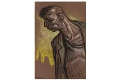 Untitled by Peter Howson, pastel, offered Feb 2022
