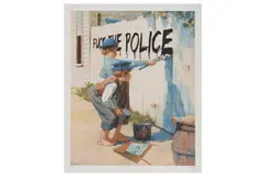 Untitled by Mason Storm, screenprint, offered Feb 2022