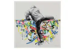 Untitled by Martin Whatson, screenprint, offered Feb 2022