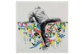 Untitled by Martin Whatson, screenprint, offered Feb 2022