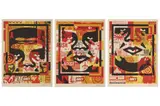 Untitled by Shepard Fairey, lithograph, offered Feb 2022