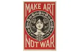Untitled by Shepard Fairey, screenprint, offered Feb 2022