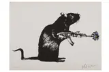 Untitled by Blek le Rat, screenprint, offered Feb 2022