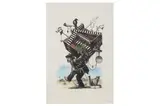 Untitled by Elbow-Toe, screenprint, offered Feb 2022