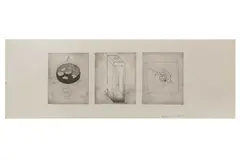 Untitled by Hugo Wilson, etching and aquatint, offered Feb 2022