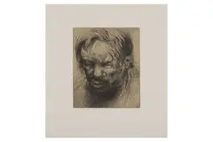 Untitled by Peter Howson, etching, offered Feb 2022