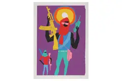 Untitled by Todd James, screenprint, offered Feb 2022
