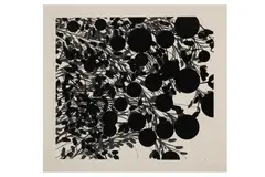 Untitled by Donald Sultan, etching and silkscreen on paper, offered Feb 2022